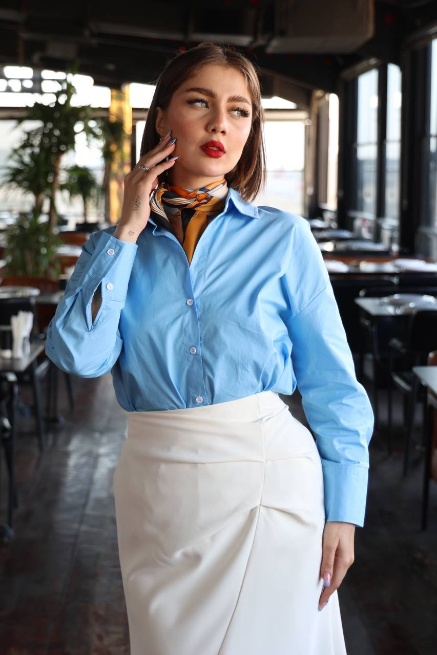 قميص بوبلين