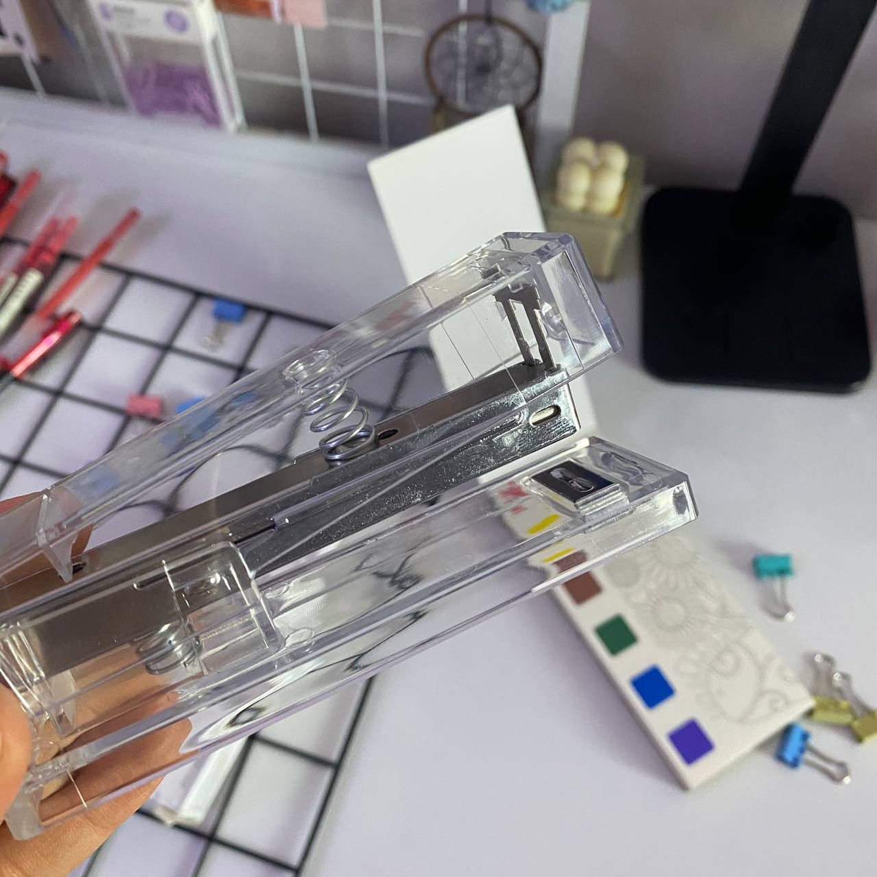 كابسة اوراق شفافة