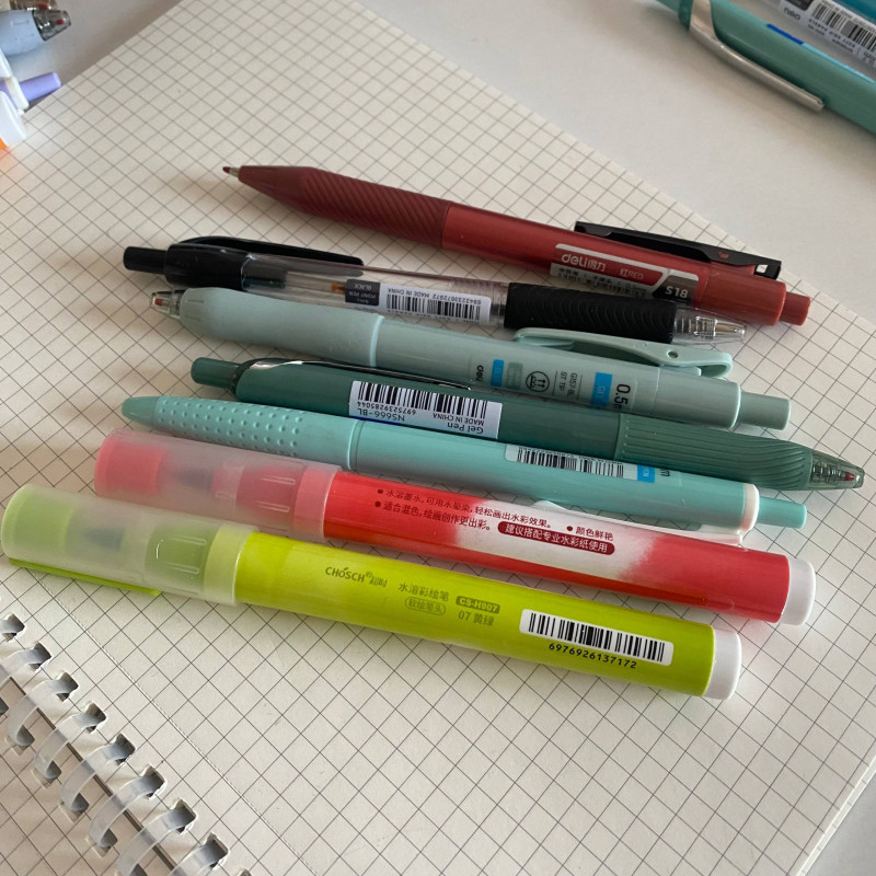 سيت اقلام  ديلي ضغط ملونة